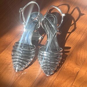 Silver sandals… size 40